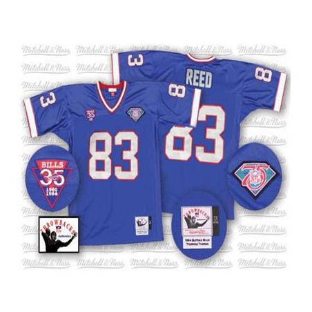 Andre Reed Buffalo Football Jersey - Buffalo #83 Football Jersey(Blue Throwback)