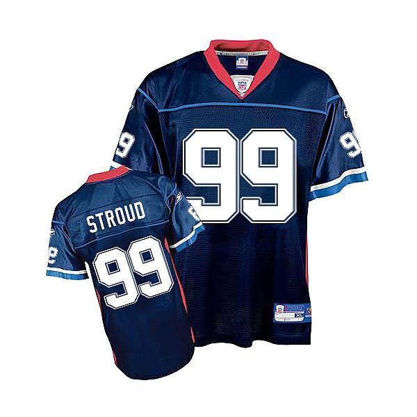 Marcus Stroud Buffalo Football Jersey - Buffalo #99 Football Jersey(Navy)