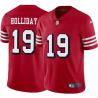 Red Throwback Trindon Holliday 49ers Jersey Custom Sewn-on Patches Mens Womens Youth