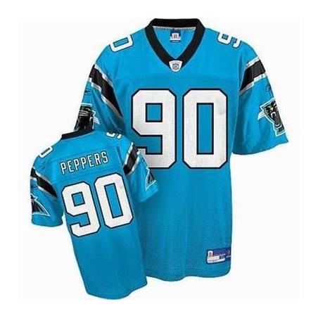 Julius Peppers Carolina Football Jersey - Carolina #90 Football Jersey(Blue)