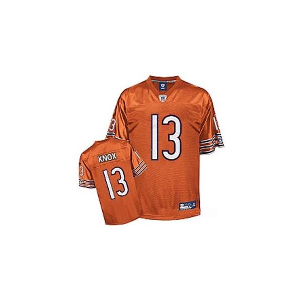 Johnny Knox Chicago Football Jersey - Chicago #13 Football Jersey(Orange)