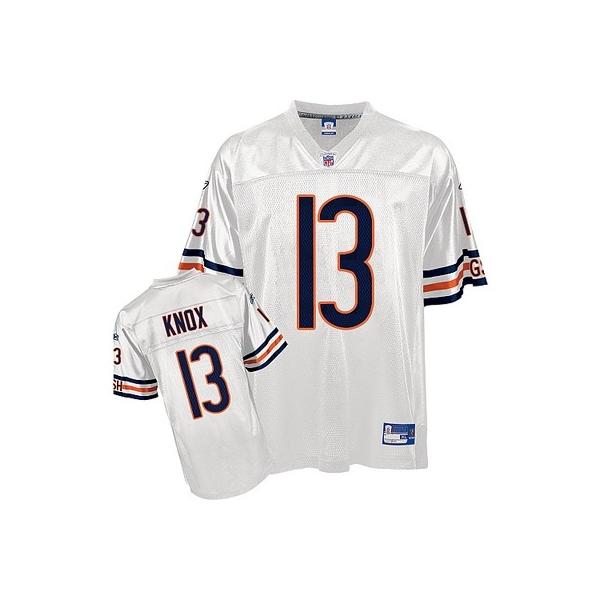 Johnny Knox Chicago Football Jersey - Chicago #13 Football Jersey(White)