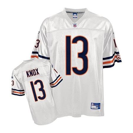 Johnny Knox Chicago Football Jersey - Chicago #13 Football Jersey(White)