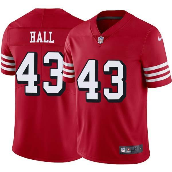 Darryl Hall 49ers Jersey Custom Sewn-on Patches Mens Womens Youth