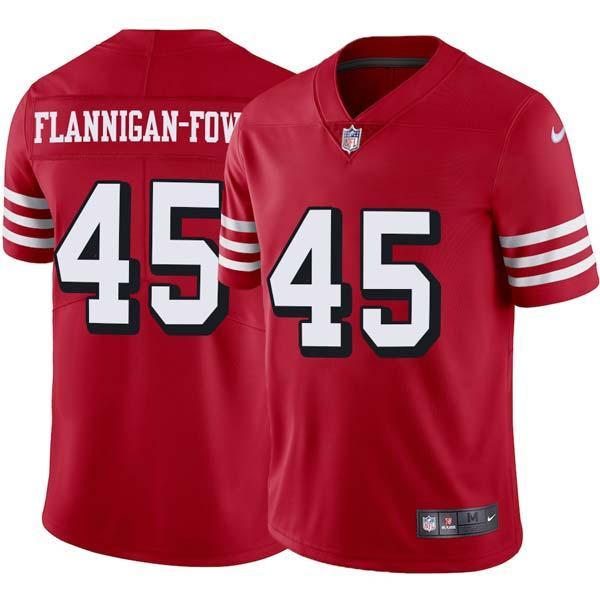 Demetrius Flannigan-Fowles 49ers Jersey Custom Sewn-on Patches Mens ...