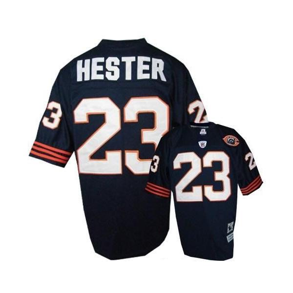 Devin Hester Chicago Football Jersey - Chicago #23 Football Jersey(Navy Throwback with Bear Patch)