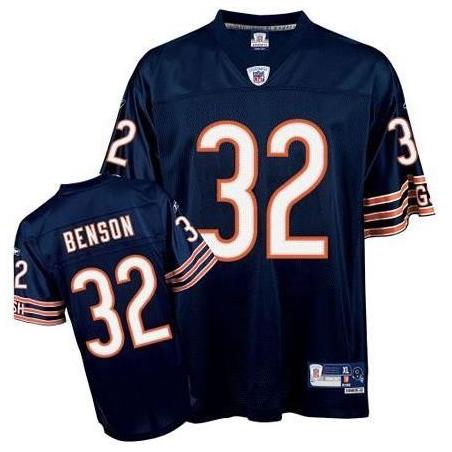 Cedric Benson Chicago Football Jersey - Chicago #32 Football Jersey(Navy)