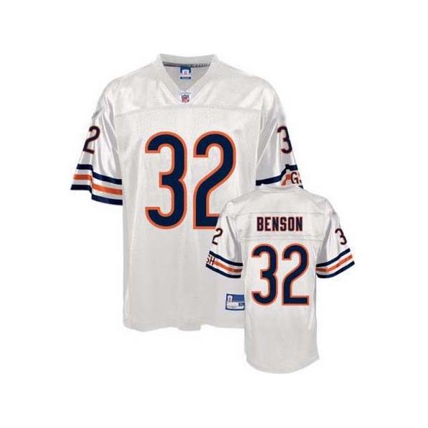 Cedric Benson Chicago Football Jersey - Chicago #32 Football Jersey(White)