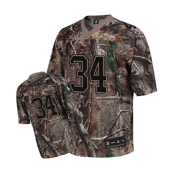 Walter Payton Chicago Football Jersey - Chicago #34 Football Jersey(Camo)