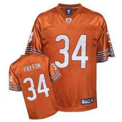 Walter Payton Chicago Football Jersey - Chicago #34 Football Jersey(Orange)