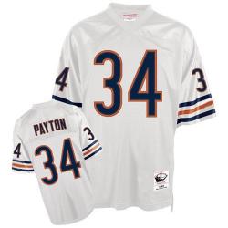 Walter Payton Chicago Football Jersey - Chicago #34 Football Jersey(White Throwback)