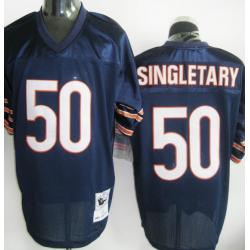 Mike Singletary Chicago Football Jersey - Chicago #50 Football Jersey(Navy Throwback)