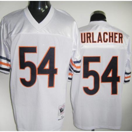 Brian Urlacher Chicago Football Jersey - Chicago #54 Football Jersey(White Throwback)