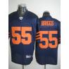 Lance Briggs Chicago Football Jersey - Chicago #55 Football Jersey(Blue with Orange Number)