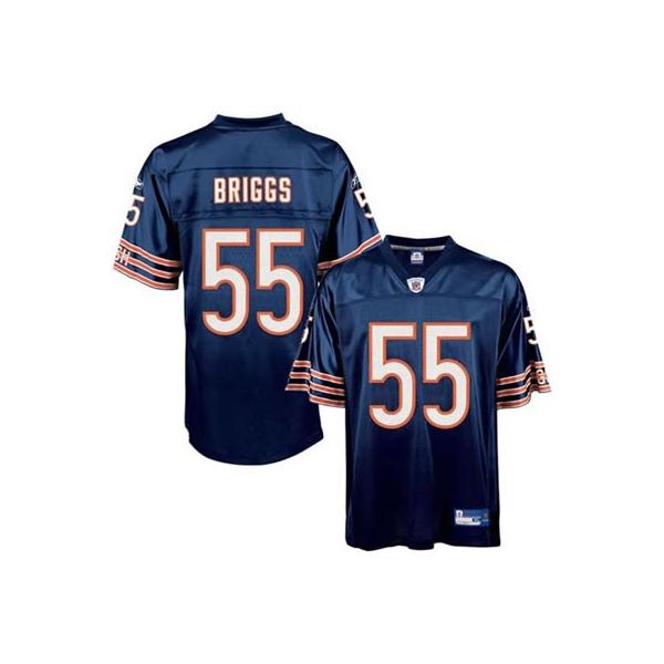 Lance Briggs Chicago Football Jersey - Chicago #55 Football Jersey(Navy)