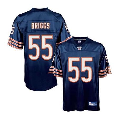 Lance Briggs Chicago Football Jersey - Chicago #55 Football Jersey(Navy)