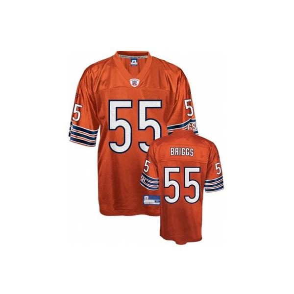 Lance Briggs Chicago Football Jersey - Chicago #55 Football Jersey(Orange)