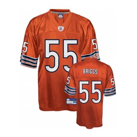 Lance Briggs Chicago Football Jersey - Chicago #55 Football Jersey(Orange)