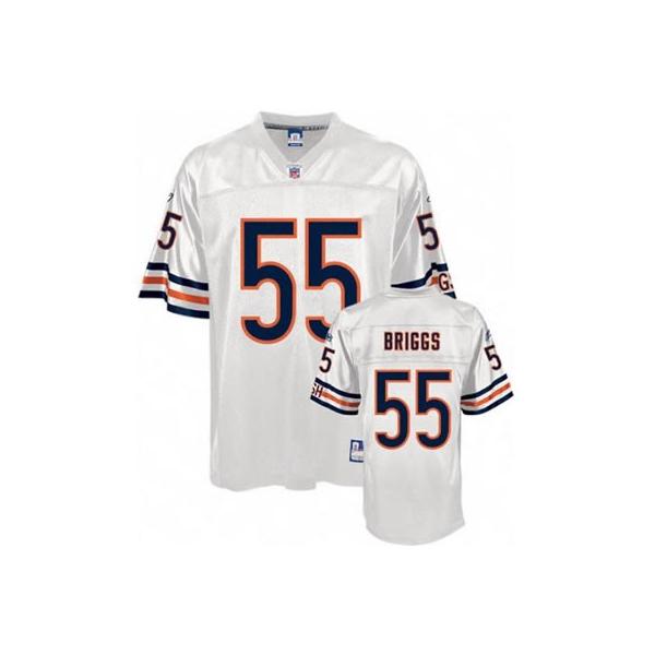 Lance Briggs Chicago Football Jersey - Chicago #55 Football Jersey(White)