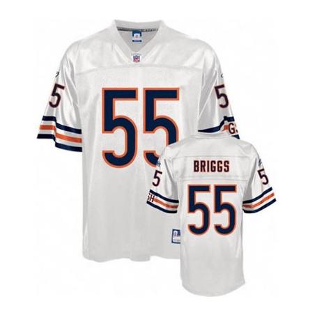 Lance Briggs Chicago Football Jersey - Chicago #55 Football Jersey(White)