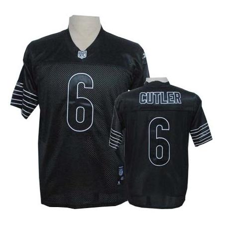 Jay Cutler Chicago Football Jersey - Chicago #6 Football Jersey(Black)