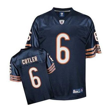 Jay Cutler Chicago Football Jersey - Chicago #6 Football Jersey(Navy)