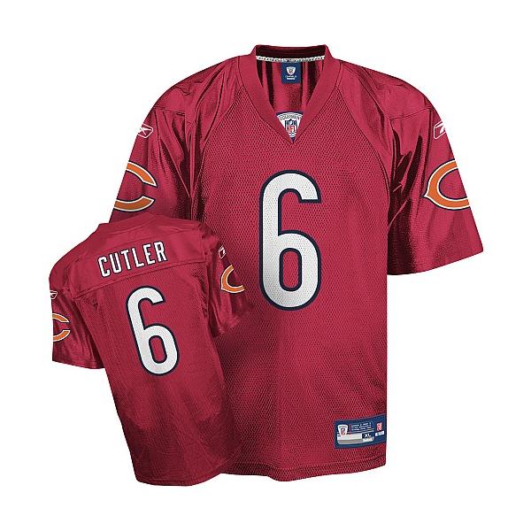 Jay Cutler Chicago Football Jersey - Chicago #6 Football Jersey(Red)