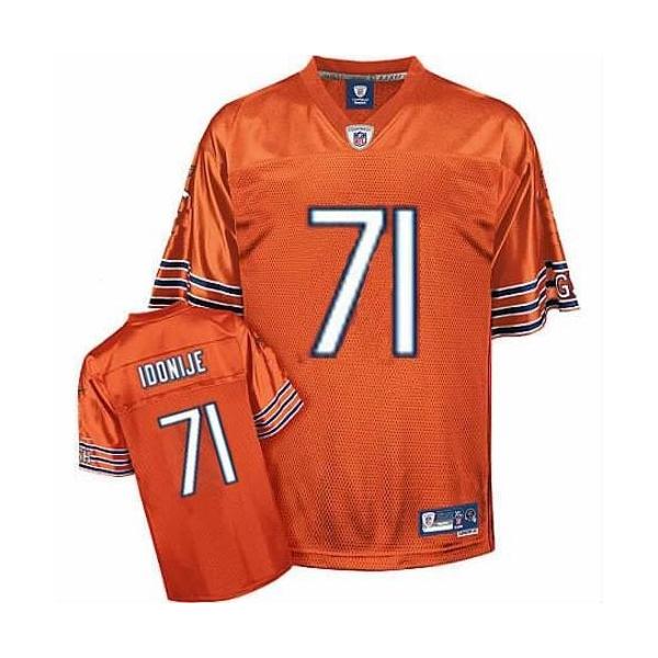 Israel Idonije Chicago Football Jersey - Chicago #71 Football Jersey(Orange)