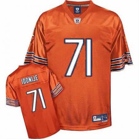 Israel Idonije Chicago Football Jersey - Chicago #71 Football Jersey(Orange)