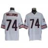 Chris Williams Chicago Football Jersey - Chicago #74 Football Jersey(White Throwback)