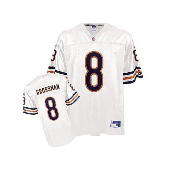 Rex Grossman Chicago Football Jersey - Chicago #8 Football Jersey(White)