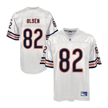 Greg Olsen Chicago Football Jersey - Chicago #82 Football Jersey(White)