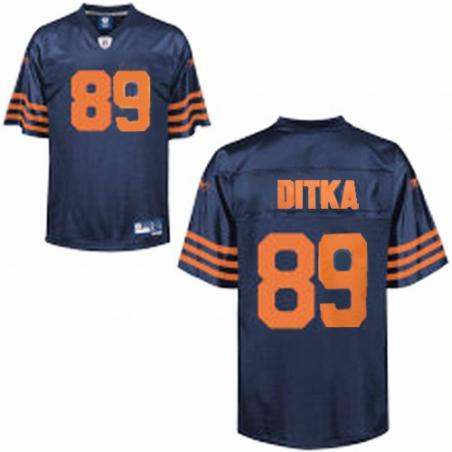 Mike Ditka Chicago Football Jersey - Chicago #89 Football Jersey(Blue with Orange Number)