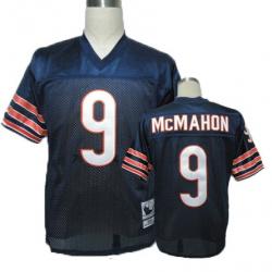 Jim McMahon Chicago Football Jersey - Chicago #9 Football Jersey(Navy Throwback)