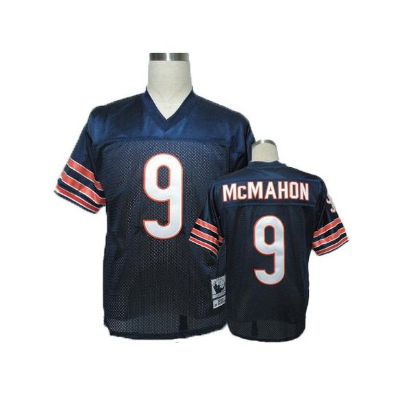 Jim McMahon Chicago Football Jersey - Chicago #9 Football Jersey(Navy Throwback)