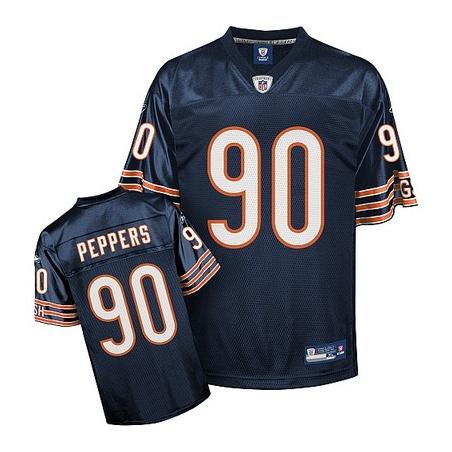 Julius Peppers Chicago Football Jersey - Chicago #90 Football Jersey(Navy)