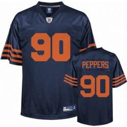 Julius Peppers Chicago Football Jersey - Chicago #90 Football Jersey(Navy Orange number)