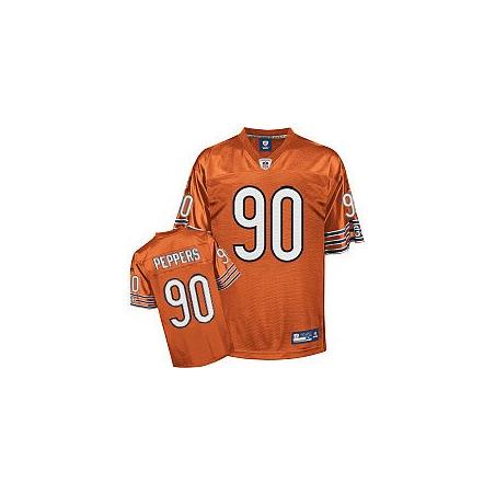 Julius Peppers Chicago Football Jersey - Chicago #90 Football Jersey(Orange)