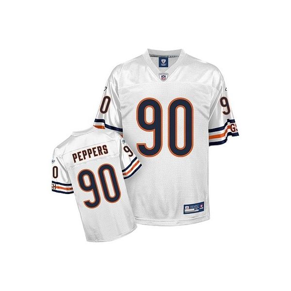 Julius Peppers Chicago Football Jersey - Chicago #90 Football Jersey(White)