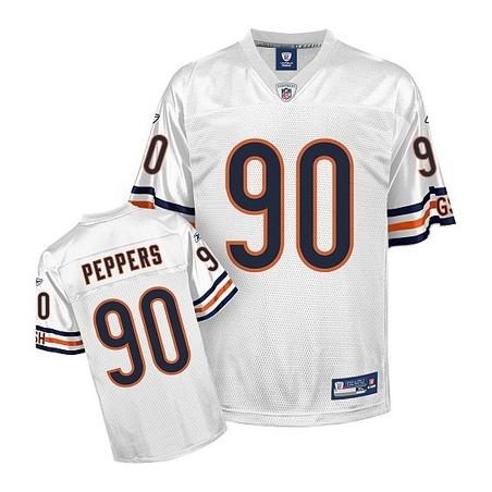 Julius Peppers Chicago Football Jersey - Chicago #90 Football Jersey(White)