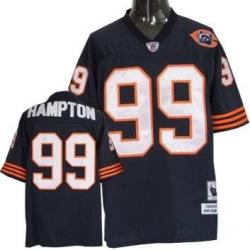 Dan Hampton Chicago Football Jersey - Chicago #99 Football Jersey(Navy Throwback with Bear Patch)