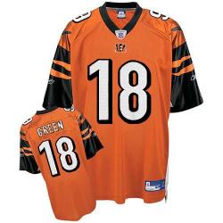 A J Green Cincinnati Football Jersey - Cincinnati #18 Football Jersey(Orange)