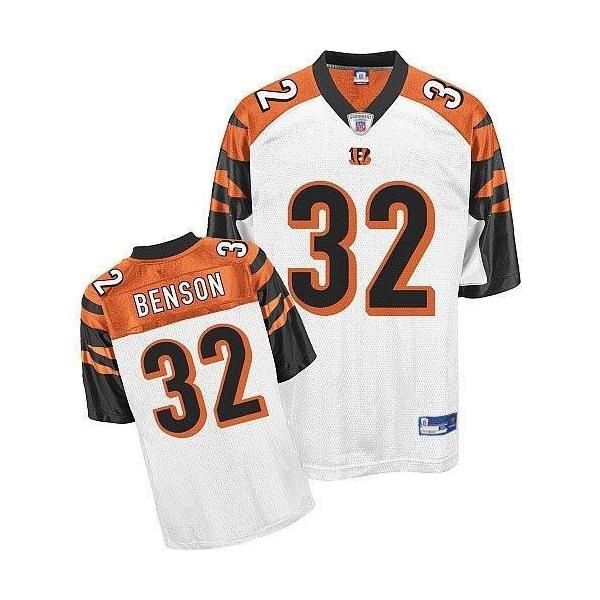 Cedric Benson Cincinnati Football Jersey - Cincinnati #32 Football Jersey(White)