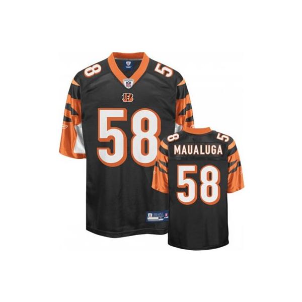 Rey Maualuga Cincinnati Football Jersey - Cincinnati #58 Football Jersey(Black)