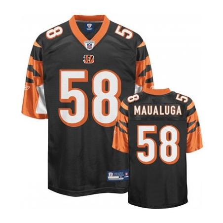 Rey Maualuga Cincinnati Football Jersey - Cincinnati #58 Football Jersey(Black)