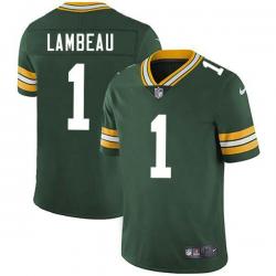 Green Curly Lambeau Packers Jersey Custom Sewn-on Patches Mens Womens Youth