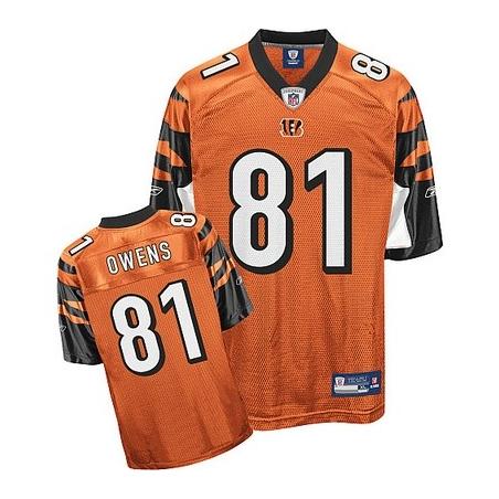 Terrell Owens Cincinnati Football Jersey - Cincinnati #81 Football Jersey(Orange)