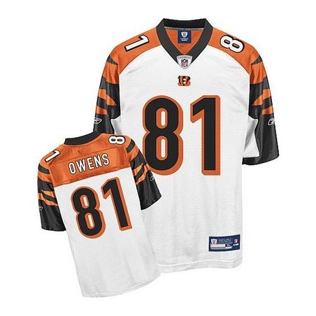 Terrell Owens Cincinnati Football Jersey - Cincinnati #81 Football Jersey(White)