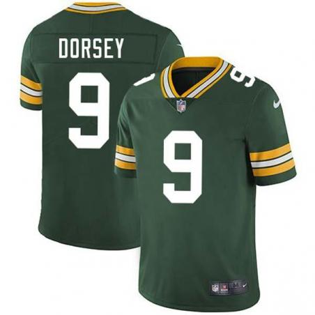 Green Dean Dorsey Packers Jersey Custom Sewn-on Patches Mens Womens Youth