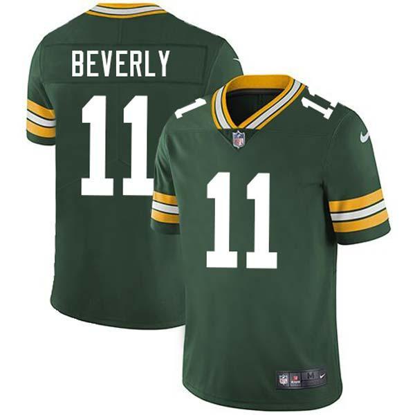 Green David Beverly Packers Jersey Custom Sewn-on Patches Mens Womens Youth